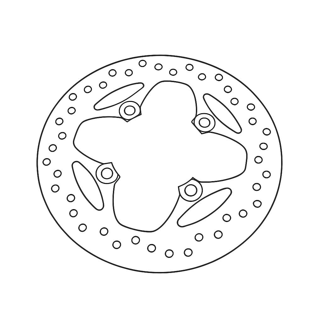 Disque de frein arrière - OEM